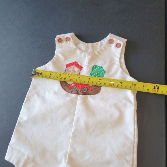 Vintage Baby Jon Jon Romper Outfit 3-6 Months - Picture 5 of 8